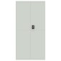 vidaXL Aktenschrank Hellgrau 90x40x220 cm Stahl vidaXL Aktenschrank Hellgrau 90x40x220 cm Stahl