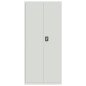 vidaXL Aktenschrank Hellgrau 90x40x240 cm Stahl