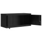 vidaXL Aktenschrank Schwarz 90x40x130 cm Stahl vidaXL Aktenschrank Schwarz 90x40x130 cm Stahl