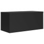 vidaXL Aktenschrank Schwarz 90x40x130 cm Stahl vidaXL Aktenschrank Schwarz 90x40x130 cm Stahl