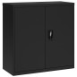 vidaXL Aktenschrank Schwarz 90x40x130 cm Stahl vidaXL Aktenschrank Schwarz 90x40x130 cm Stahl