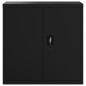 vidaXL Aktenschrank Schwarz 90x40x130 cm Stahl vidaXL Aktenschrank Schwarz 90x40x130 cm Stahl