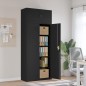 vidaXL Aktenschrank Schwarz 90x40x220 cm Stahl vidaXL Aktenschrank Schwarz 90x40x220 cm Stahl