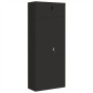 vidaXL Aktenschrank Schwarz 90x40x220 cm Stahl vidaXL Aktenschrank Schwarz 90x40x220 cm Stahl