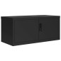 vidaXL Aktenschrank Schwarz 90x40x240 cm Stahl vidaXL Aktenschrank Schwarz 90x40x240 cm Stahl