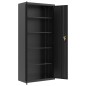 vidaXL Aktenschrank Schwarz 90x40x240 cm Stahl vidaXL Aktenschrank Schwarz 90x40x240 cm Stahl
