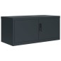 vidaXL Aktenschrank Anthrazit 90x40x220 cm Stahl vidaXL Aktenschrank Anthrazit 90x40x220 cm Stahl