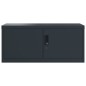vidaXL Aktenschrank Anthrazit 90x40x220 cm Stahl vidaXL Aktenschrank Anthrazit 90x40x220 cm Stahl