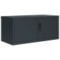 vidaXL Aktenschrank Anthrazit 90x40x130 cm Stahl vidaXL Aktenschrank Anthrazit 90x40x130 cm Stahl