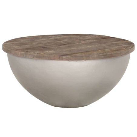 vidaXL Couchtisch Schüssel-Form Ø60 cm Massivholz Mango
