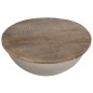vidaXL Couchtisch Schüssel-Form Ø60 cm Massivholz Mango vidaXL Couchtisch Schüssel-Form Ø60 cm Massivholz Mango