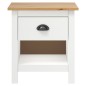 vidaXL Nachttische 2 Stk. Hill 46x35x49,5 cm Massivholz Kiefer vidaXL Nachttische 2 Stk. Hill 46x35x49,5 cm Massivholz Kiefer