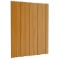 vidaXL Dachpaneele 36 Stk. Verzinkter Stahl Holzoptik Hell 60x45 cm vidaXL Dachpaneele 36 Stk. Verzinkter Stahl Holzoptik Hell 60x45 cm
