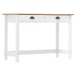 vidaXL Konsolentisch Hill mit 2 Schubladen 110x45x74 cm Kiefernholz vidaXL Konsolentisch Hill mit 2 Schubladen 110x45x74 cm Kiefernholz