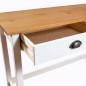 vidaXL Konsolentisch Hill mit 2 Schubladen 110x45x74 cm Kiefernholz vidaXL Konsolentisch Hill mit 2 Schubladen 110x45x74 cm Kiefernholz