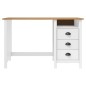 vidaXL Schreibtisch Hill mit 3 Schubladen 120x50x74 cm Kiefernholz vidaXL Schreibtisch Hill mit 3 Schubladen 120x50x74 cm Kiefernholz
