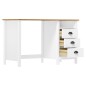 vidaXL Schreibtisch Hill mit 3 Schubladen 120x50x74 cm Kiefernholz vidaXL Schreibtisch Hill mit 3 Schubladen 120x50x74 cm Kiefernholz