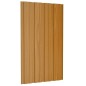 vidaXL Dachpaneele 36 Stk. Verzinkter Stahl Holzoptik Hell 80x45 cm vidaXL Dachpaneele 36 Stk. Verzinkter Stahl Holzoptik Hell 80x45 cm