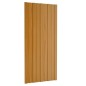 vidaXL Dachpaneele 12 Stk. Verzinkter Stahl Holzoptik Hell 100x45 cm vidaXL Dachpaneele 12 Stk. Verzinkter Stahl Holzoptik Hell 100x45 cm