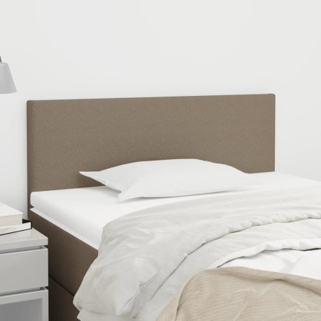 vidaXL Kopfteil Taupe 90x5x78/88 cm Stoff