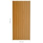 vidaXL Dachpaneele 12 Stk. Verzinkter Stahl Holzoptik Hell 100x45 cm vidaXL Dachpaneele 12 Stk. Verzinkter Stahl Holzoptik Hell 100x45 cm