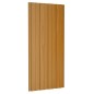 vidaXL Dachpaneele 36 Stk. Verzinkter Stahl Holzoptik Hell 100x45 cm