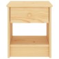 vidaXL Nachttisch Natur 35x30x40 cm Massivholz Kiefer vidaXL Nachttisch Natur 35x30x40 cm Massivholz Kiefer
