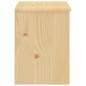 vidaXL Nachttisch Natur 35x30x40 cm Massivholz Kiefer vidaXL Nachttisch Natur 35x30x40 cm Massivholz Kiefer