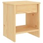 vidaXL Nachttisch Natur 35x30x40 cm Massivholz Kiefer vidaXL Nachttisch Natur 35x30x40 cm Massivholz Kiefer