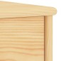 vidaXL Nachttisch Natur 35x30x40 cm Massivholz Kiefer vidaXL Nachttisch Natur 35x30x40 cm Massivholz Kiefer