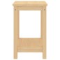 vidaXL Nachttisch Natur 35x30x47 cm Massivholz Kiefer