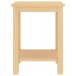 vidaXL Nachttisch Natur 35x30x47 cm Massivholz Kiefer