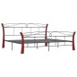 vidaXL Bett Schwarz Metall 200x200 cm vidaXL Bett Schwarz Metall 200x200 cm