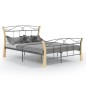 vidaXL Bett Schwarz Metall 120x200 cm vidaXL Bett Schwarz Metall 120x200 cm