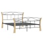 vidaXL Bett Schwarz Metall 120x200 cm vidaXL Bett Schwarz Metall 120x200 cm