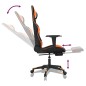 vidaXL Gaming-Stuhl mit Massage & Fußstütze Schwarz Orange Kunstleder vidaXL Gaming-Stuhl mit Massage & Fußstütze Schwarz Orange Kunstleder