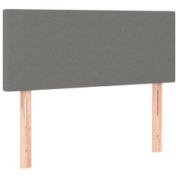 Kopfteil Dunkelgrau 100x5x78/88 cm Stoff