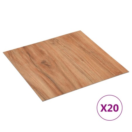 vidaXL PVC-Fliesen Selbstklebend 20 Stk. 1,86 m² Helles Holz