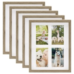 vidaXL 3D-Box-Bilderrahmen 5 Stk. 28x35cm für 4x(10x15cm) Bild