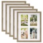 vidaXL 3D-Box-Bilderrahmen 5 Stk. 28x35cm für 4x(10x15cm) Bild vidaXL 3D-Box-Bilderrahmen 5 Stk. 28x35cm für 4x(10x15cm) Bild