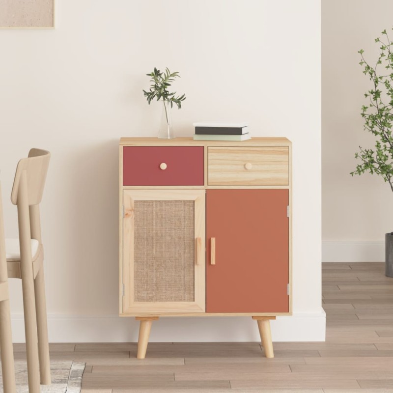 vidaXL Sideboard mit Schubladen 60x30x75,5 cm Holzwerkstoff vidaXL Sideboard mit Schubladen 60x30x75,5 cm Holzwerkstoff