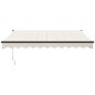 vidaXL Elektrische Markise mit Kurbel Creme 3x2,5 m vidaXL Elektrische Markise mit Kurbel Creme 3x2,5 m