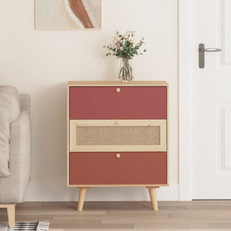 vidaXL Sideboard mit Schubladen 60x30x75 cm Holzwerkstoff