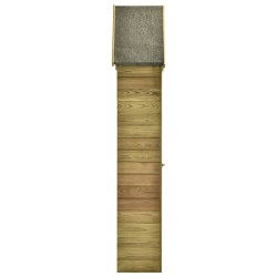 vidaXL Garten-Geräteschuppen mit Tür 77x28x178 cm Kiefer Imprägniert
