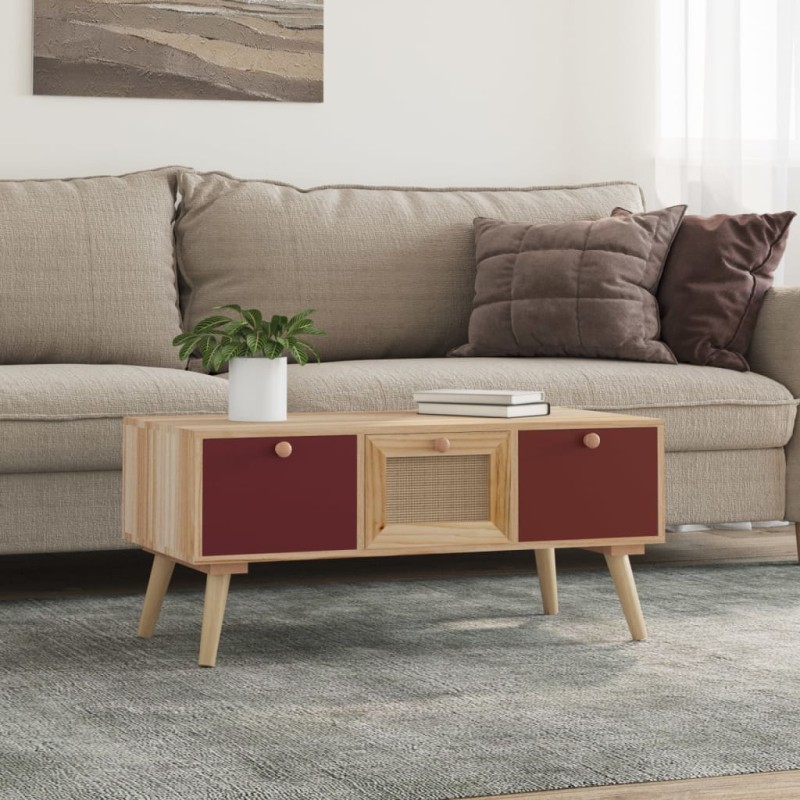 vidaXL Couchtisch mit Schubladen 80x40x35,5 cm Holzwerkstoff vidaXL Couchtisch mit Schubladen 80x40x35,5 cm Holzwerkstoff