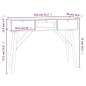 vidaXL Konsolentisch mit Schubladen 105x30x75 cm Holzwerkstoff vidaXL Konsolentisch mit Schubladen 105x30x75 cm Holzwerkstoff
