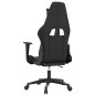 Gaming-Stuhl mit Massagefunktion Schwarz und Grün Kunstleder Gaming-Stuhl mit Massagefunktion Schwarz und Grün Kunstleder