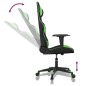 Gaming-Stuhl mit Massagefunktion Schwarz und Grün Kunstleder Gaming-Stuhl mit Massagefunktion Schwarz und Grün Kunstleder