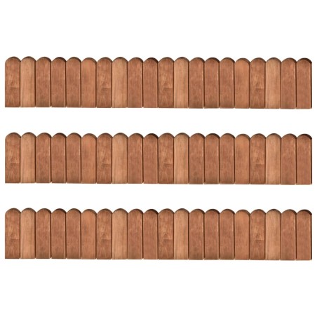 vidaXL Beeteinfassungen 3 Stk. 120 cm Imprägniertes Kiefernholz