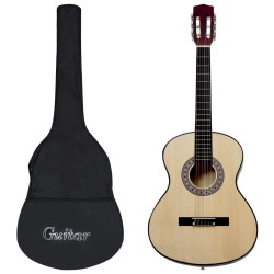vidaXL Klassikgitarre für Anfänger mit Tasche 4/4 39"